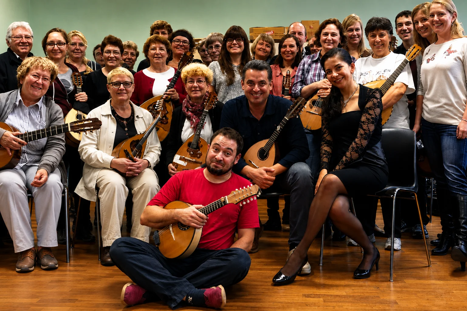 Apresentação na França (Lunel)